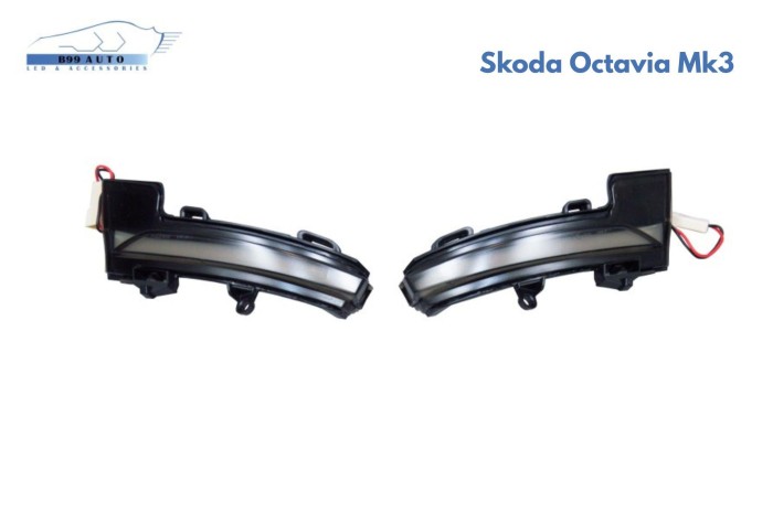  Skoda Octavia 3 Dinamikus LED index 